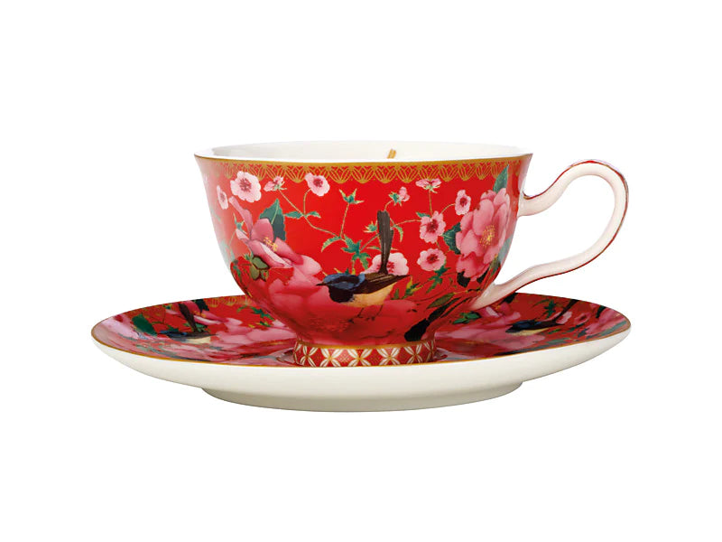 ENS. TASSE 200 ML. & SOUCOUPE ROUGE MAXWELL WILLIAMS