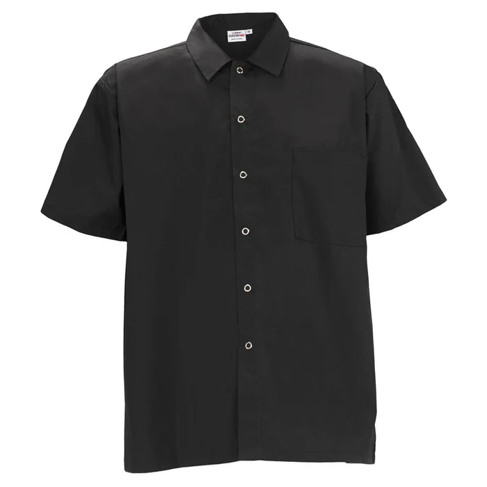 CHEMISE DE CUISINIER NOIRE LARGE WINCO