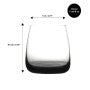 ENS. (6) VERRES OLD FASHION 350 ML. ONYX ICM