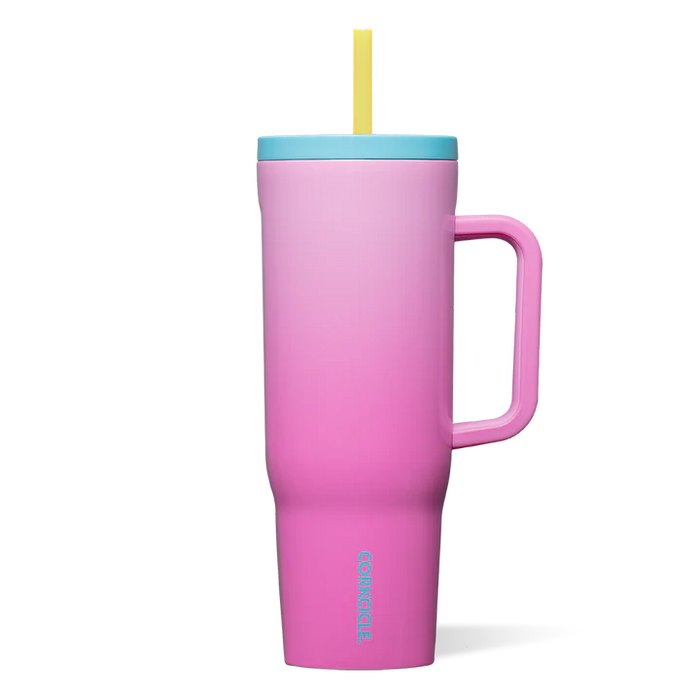BOUTEILLE D'EAU AVEC PAILLE 40 OZ. ROSE CORKCICLE