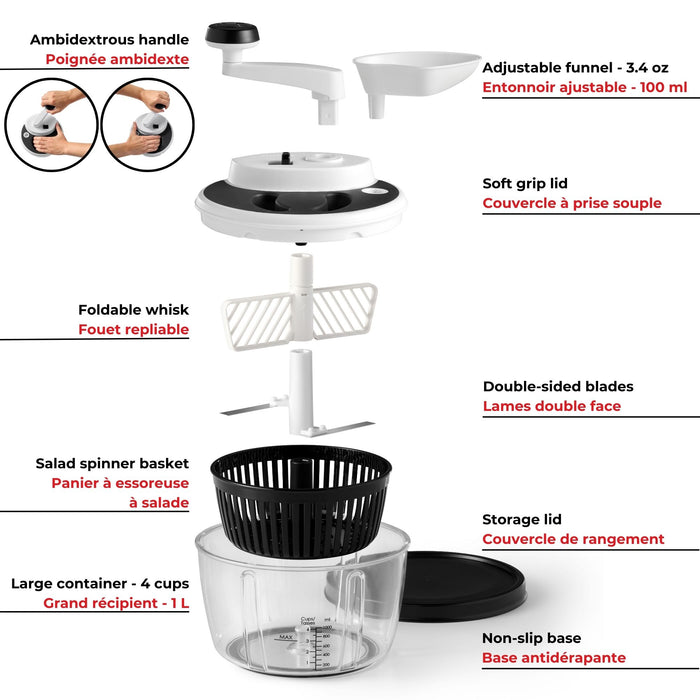 HACHOIR DE CUISINE & MIXEUR PRO STARFRIT