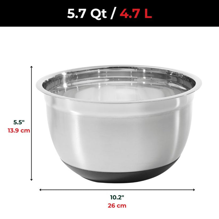 BOL À MÉLANGER 5.7QT BASE SILICONE STARFRIT