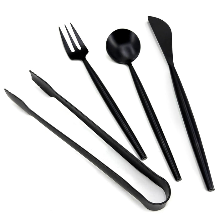 ENS. (4) USTENSILES À CHARCUTERIE NOIR DANESCO