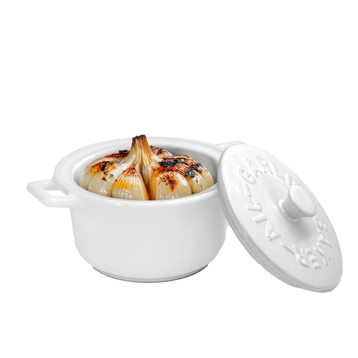 COCOTTE POUR L'AIL 4" BLANCHE DANESCO
