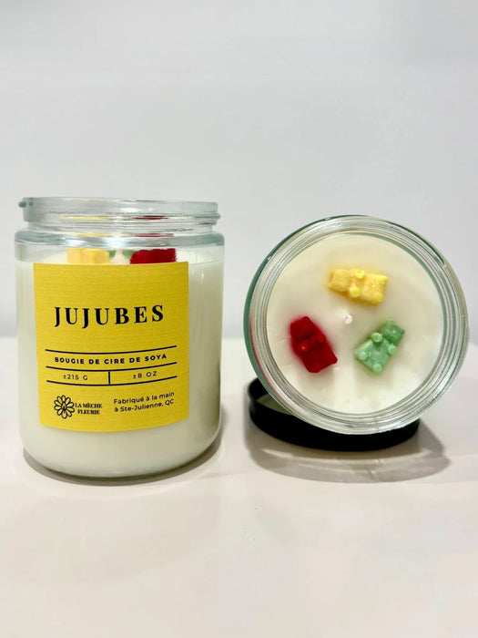 CHANDELLE JUJUBES LA MÈCHE FLEURIE