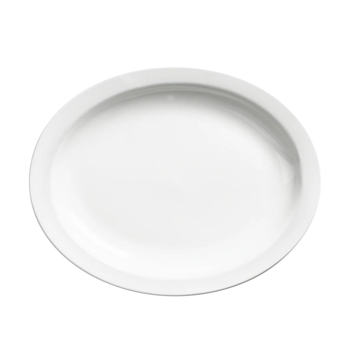 ASSIETTE OVALE 11''1/2 PALM BROWNE