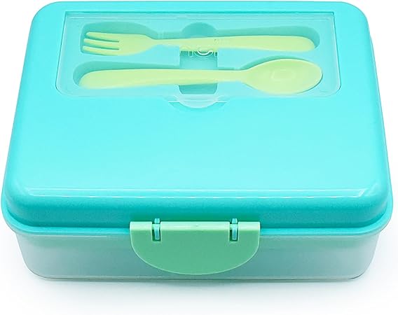 BENTO DEUX NIVEAUX AVEC USTENSILES 6 COMP. MELII