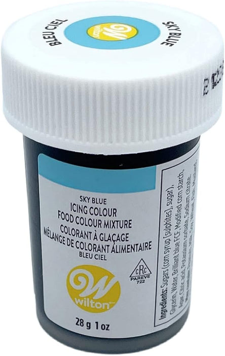 COLORANT À GÂTEAU 1 ON BLEU CIEL WILTON