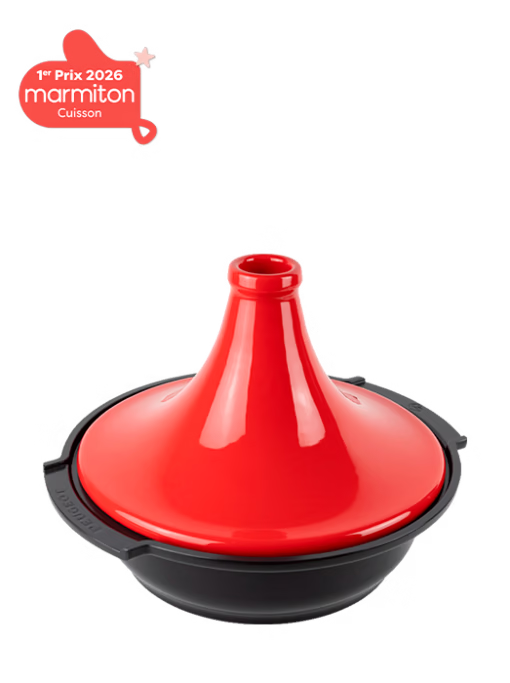 TAJINE CÉRAMIQUE 30 CM. ROUGE PEUGEOT
