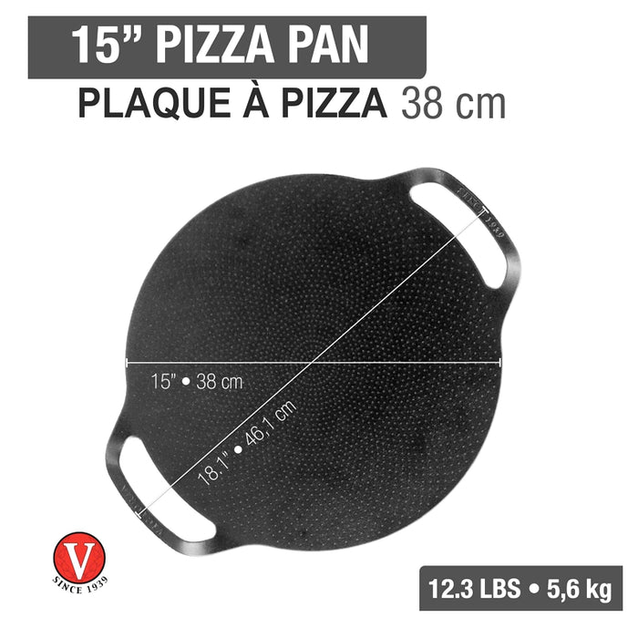 PLAQUE À PIZZA 38 CM. EN FONTE DANESCO