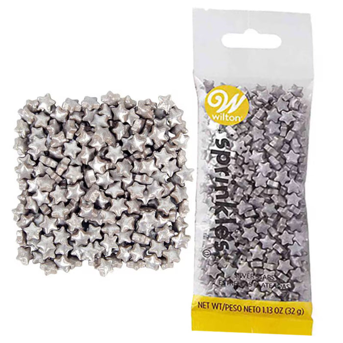 SACHET 1.1 OZ. ÉTOILE ARGENT WILTON