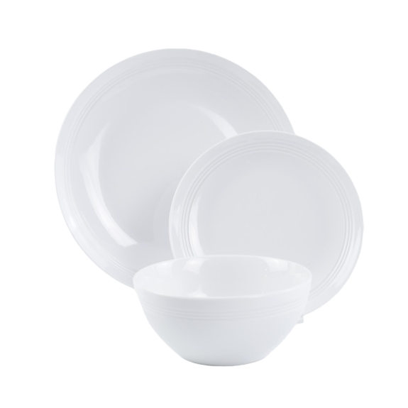 ENS. À DÎNER 12 PCES LUNA ICM