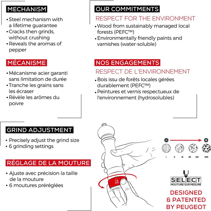 MOULIN À POIVRE 11" USELECT CHOCOLAT PEUGEOT