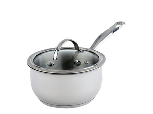 CASSEROLE A/I 1.5 L. & COUVERCLE VERRE TREMPÉ MEYER