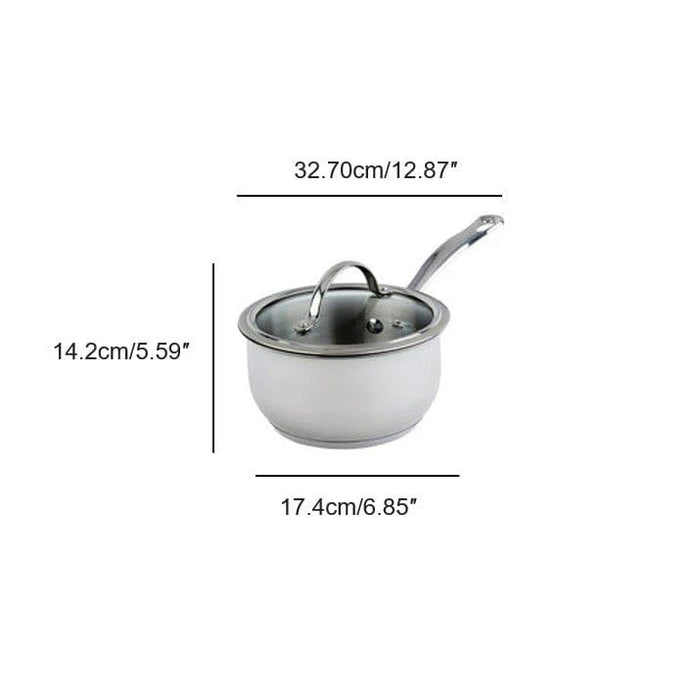 CASSEROLE A/I 1.5 L. & COUVERCLE VERRE TREMPÉ MEYER