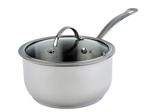 CASSEROLE A/I 3.2 L. & COUVERCLE VERRE TREMPÉ MEYER