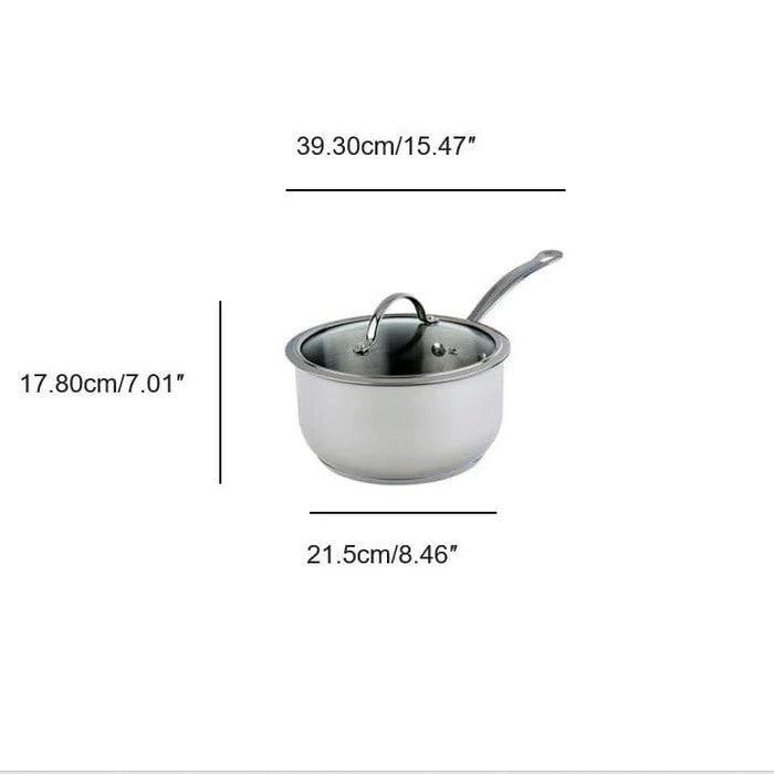 CASSEROLE A/I 3.2 L. & COUVERCLE VERRE TREMPÉ MEYER