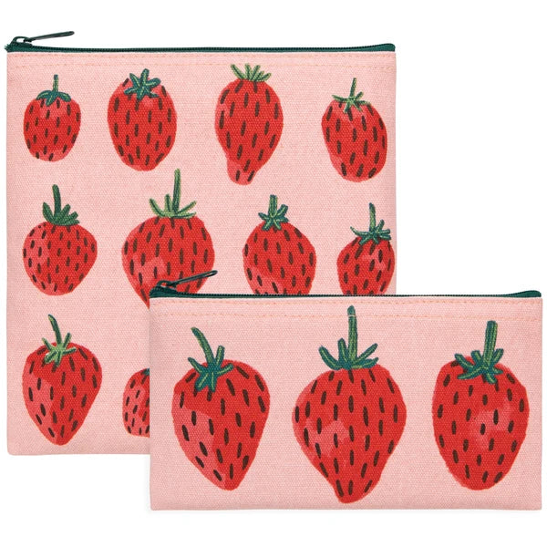 ENS. (2) POCHETTES FRAISES DANICA