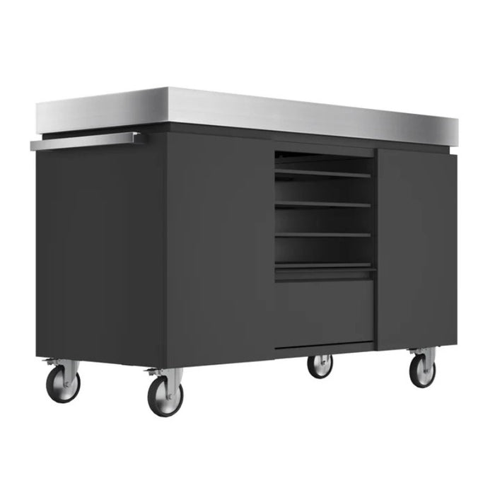POSTE DE TRAVAIL À PIZZA NOIR MAT COOKSTOVES
