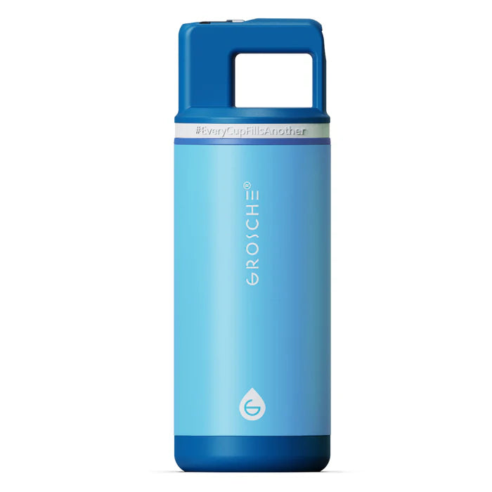 BOUTEILLE D'EAU ENFANT 16 OZ. SCUBA BLEUE GROSCHE