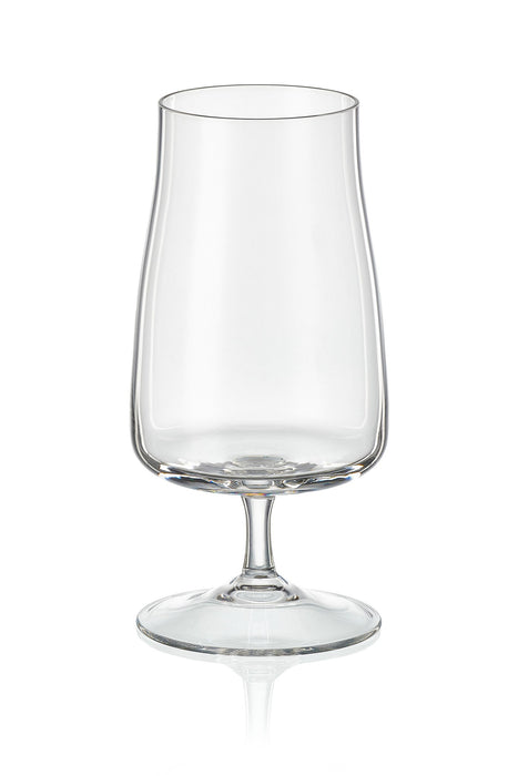 ENS. (6) VERRES À BIÈRE/EAU 380 ML. "ALEX" DAVID SHAW