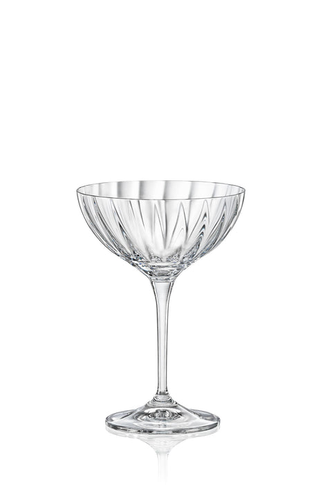 ENS. (6) COUPES À COKTAIL 210 ML. "KATE OPTIC" DAVID SHAW