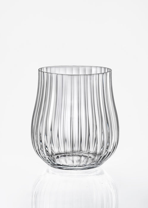 ENS. (6) VERRES TUMBLER 350 ML. "TULIPA OPTIC" DAVID SHAW