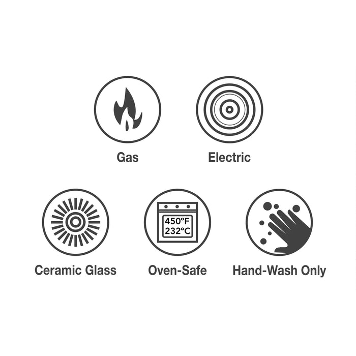 POÊLON STRIÉ CARRÉ 11" & PRESSE ROUGE TRAMONTINA