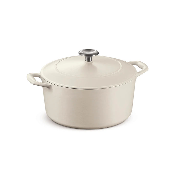 COCOTTE RONDE 5.5 QT. BLANCHE TRAMONTINA