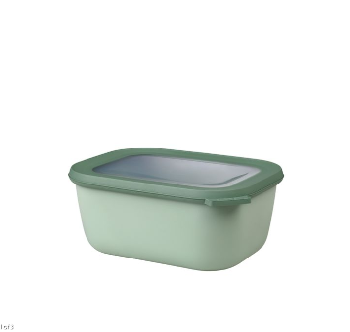 CONTENANT RECTANGLE 1.5 L. JADE/SAGE PORT-STYLE