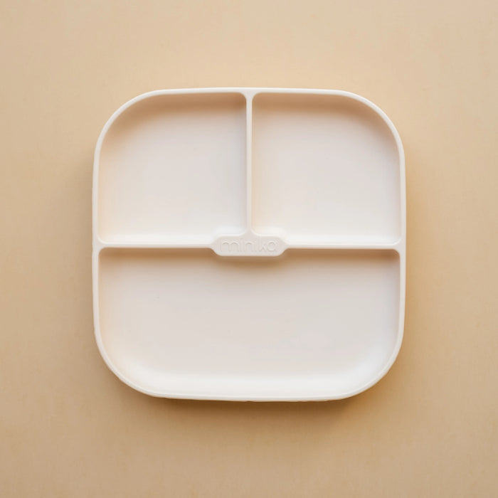 ASSIETTE 3 COMP. SILICONE COQUILLE MINIKA