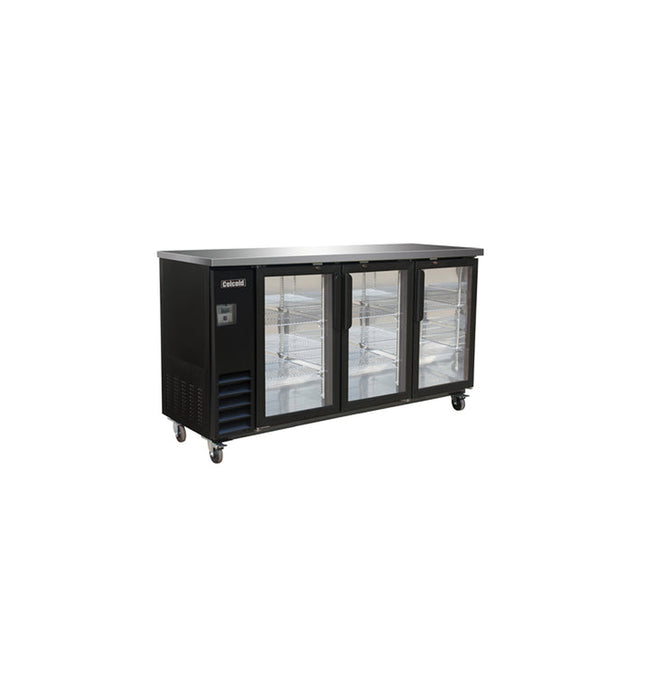 BACK BAR REFRIGERE 72'' PORTES VITRES CELCOLD