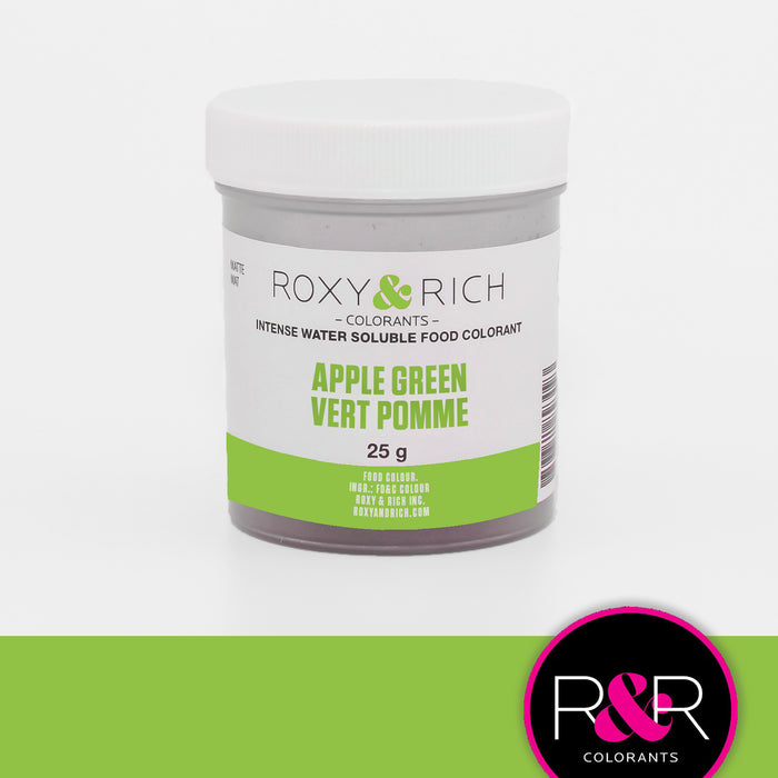 COLORANT HYDROSOLUBLE 25 GR VERT POMME ROXY & RICH