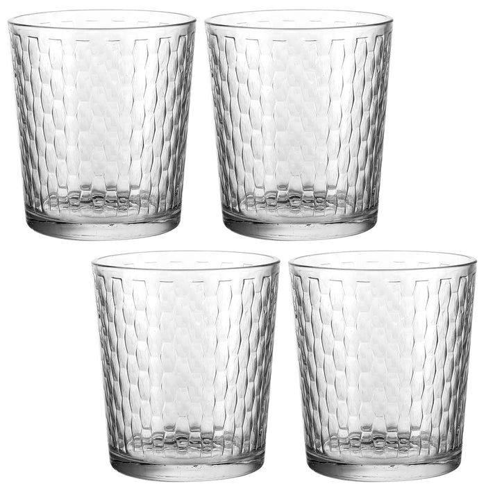 ENS. (4) VERRES GLAM FORME BASSE 395 ML. SAFDIE