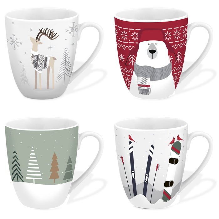 TASSES FESTIVES PLAISIRS D'HIVER SAFDIE