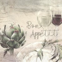 PQT (20) SERVIETTES "BON APPETIT" CARSIM