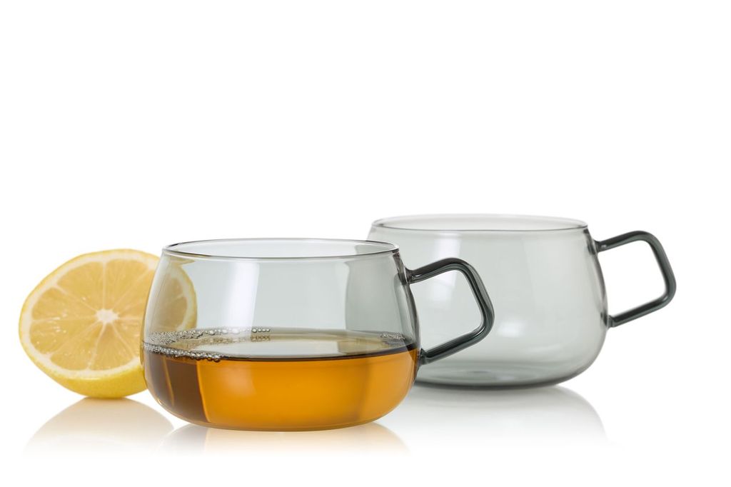 ENS. (2) TASSES EN VERRE 400 ML. SWISSMAR