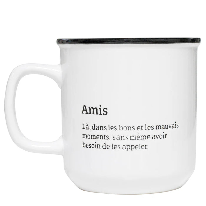 TASSE INTÉRIEUR COLORÉ "AMIS" KO&CO