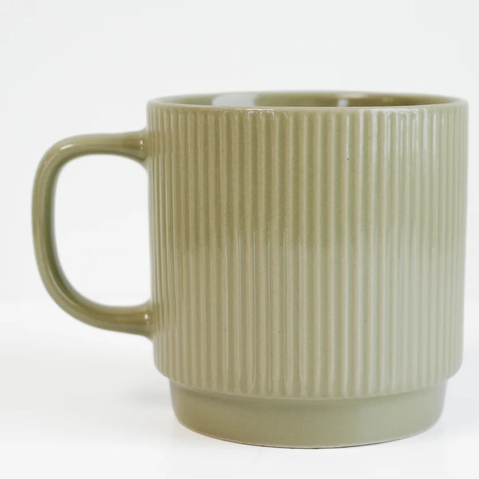 TASSE STRIÉE & EMPILABLE VERTE KO&CO