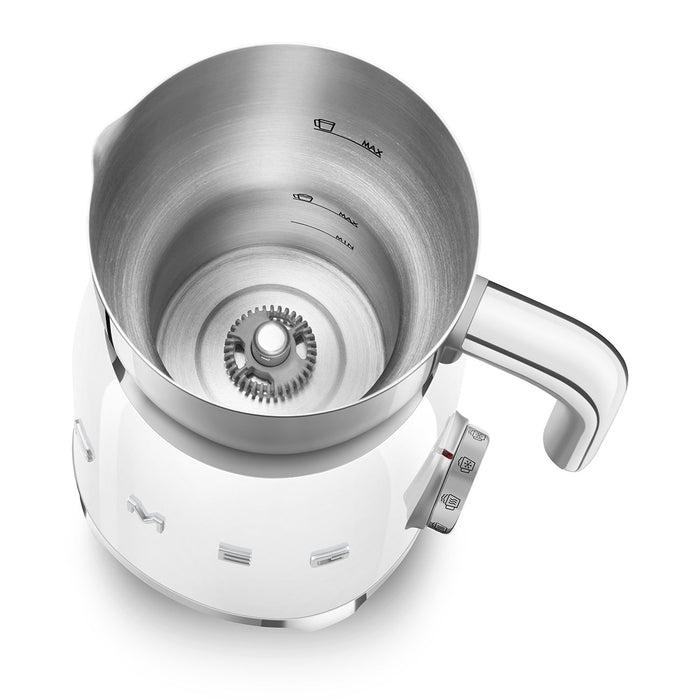 MOUSSEUR À LAIT AVEC POIGNÉE BLANC SMEG