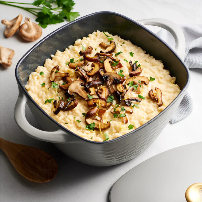 COCOTTE CARRÉE FONTE ÉMAILLÉE 7QTGRISE TRAMONTINA