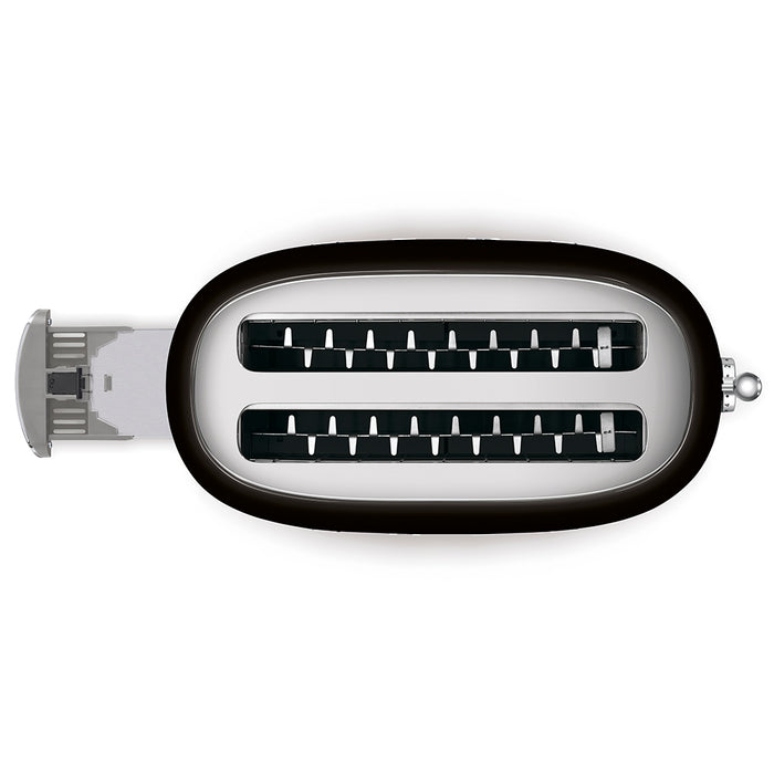 GRILLE-PAIN 2 LONGUES TRANCHES NOIR SMEG