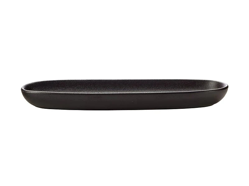 ASSIETTE REBORD CAVIAR NOIR 30 X 9 CM MAXWELL WILLIAMS