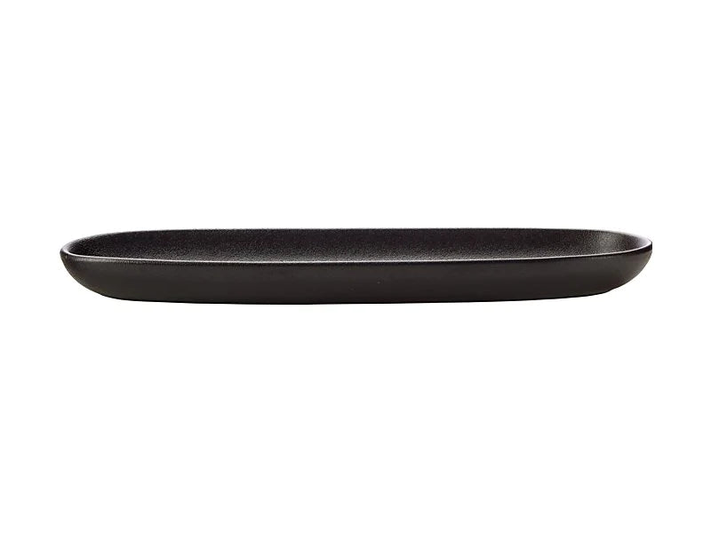 ASSIETTE REBORD CAVIAR NOIR 40 X 12 CM MAXWELL WILLIAMS