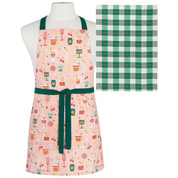 TABLIER & LINGE À VAISSELLE NOËL DANICA