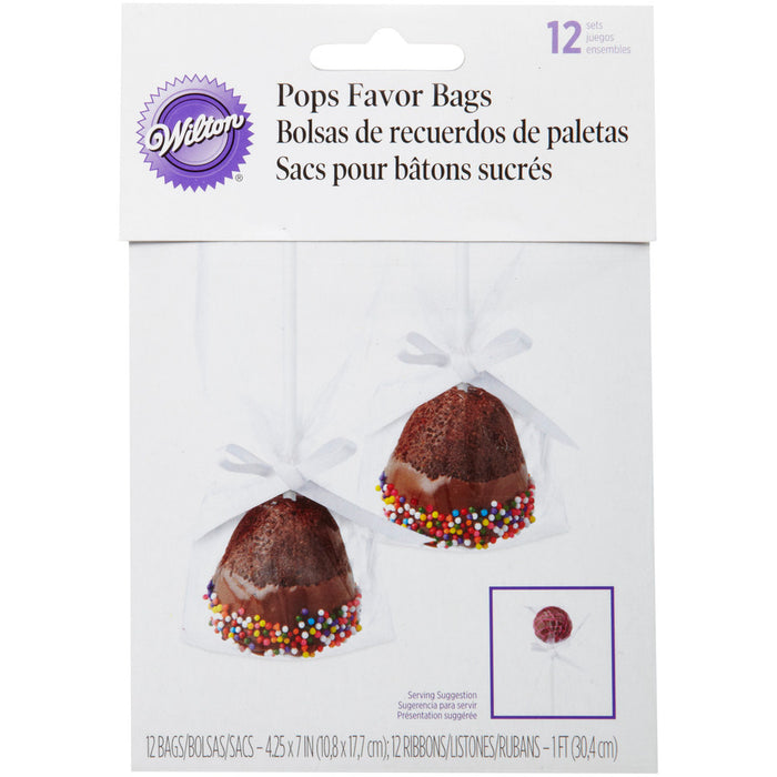 PQT (12) SACS POUR CAKE POP WILTON