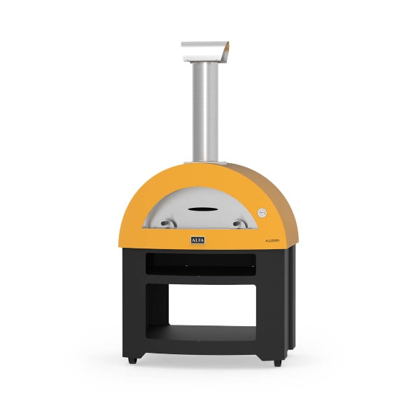 FOUR A PIZZA JAUNE AU GAZ AVEC BASE MARQUE ALFA