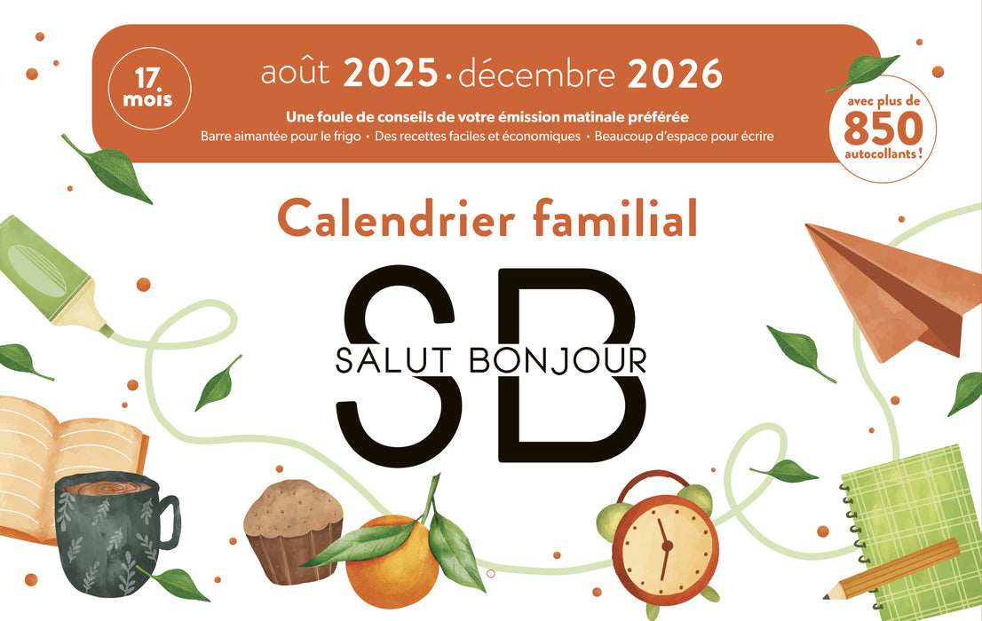 CALENDRIER SALUT BONJOUR 25 - 26 MESSAGERIES ADP