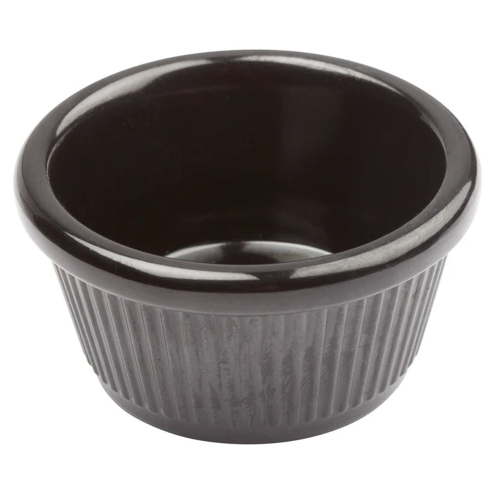 RAMEQUINS CANNELÉS NOIRS 4 ON WINCO
