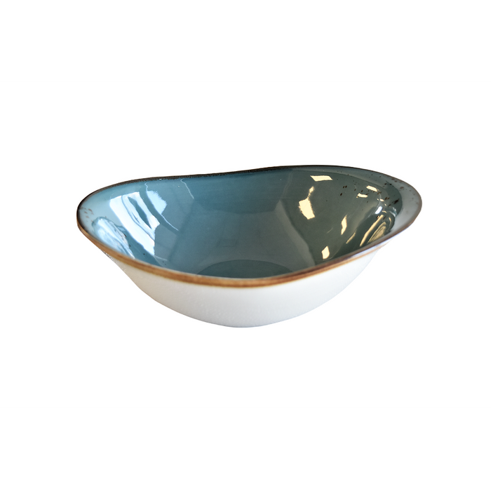 BOL OVAL 7.25" X 5.25" BLEU KAYALI